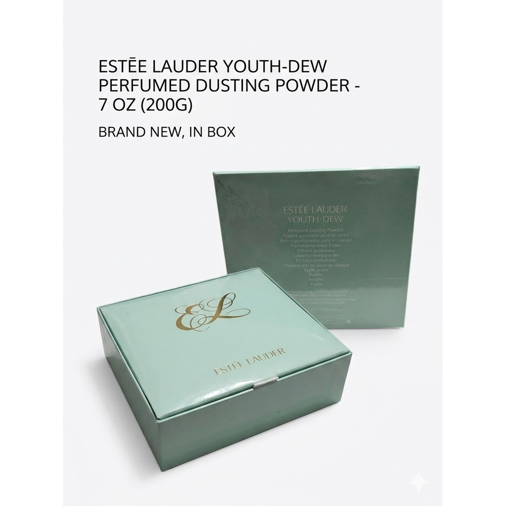 Estee Lauder Youth-Dew Perfumed Dusting Powder 7 oz 200g New in Box with Puff